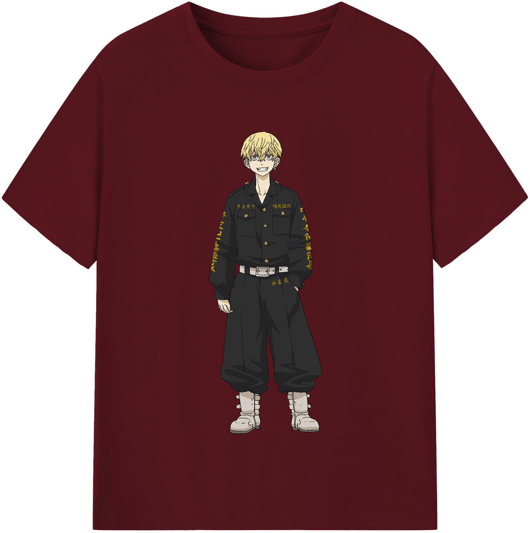 （画像用） 東京リベンジャーズ Tokyo Revengers 綿100％半袖Tシャツ（フロントプリント）